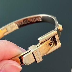 Micheal Kors gold belt bracelet